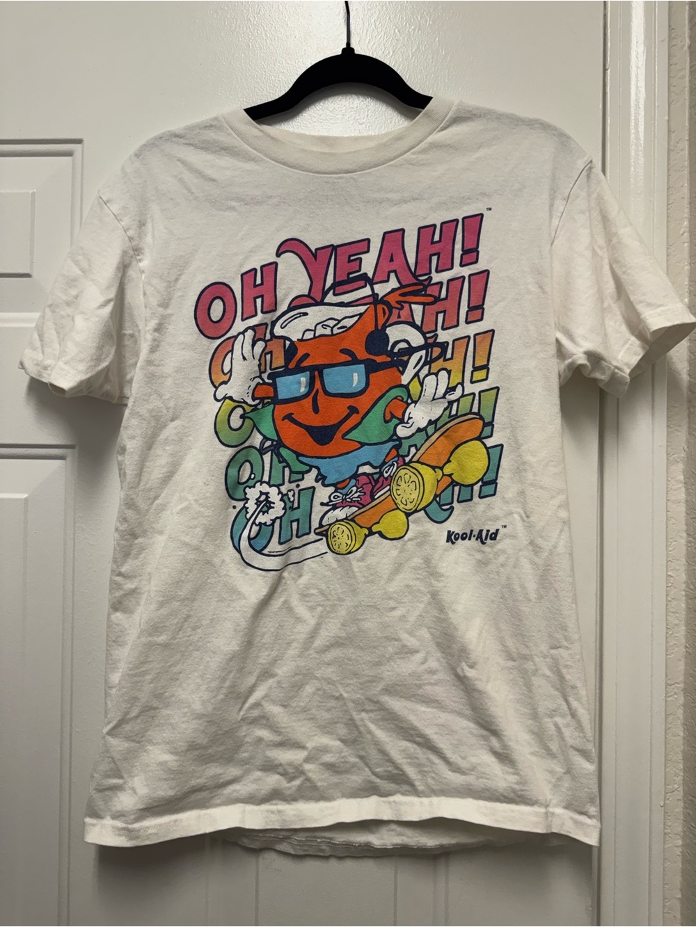 Kool-Aid Men’s White Graphic Short Sleeve Tee - 'Oh Yeah'